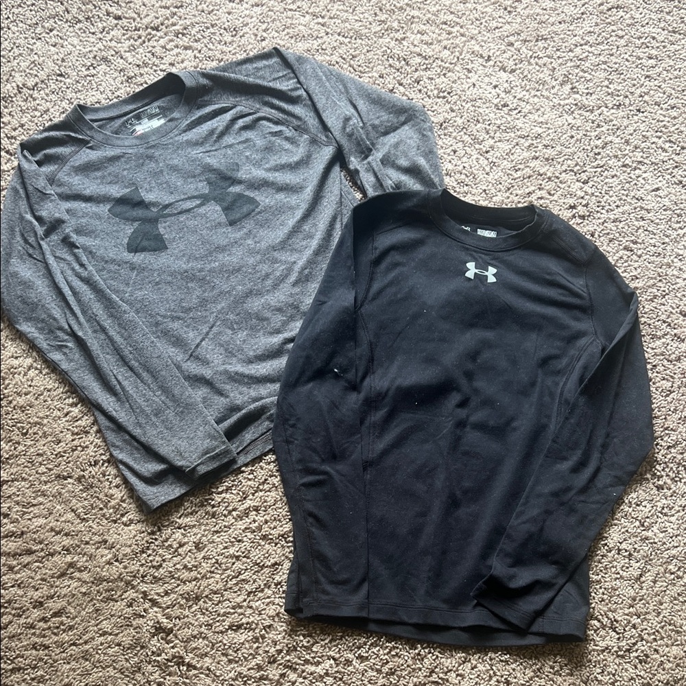 Boys Under Armour Long Sleeve T-shirt Bundle Size Medium